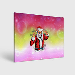 Картина прямоугольная Disco Santa 2022