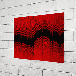 Холст прямоугольный Красная волна, цвет: 3D-принт — фото 2