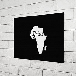 Холст прямоугольный Африка на чёрном, цвет: 3D-принт — фото 2