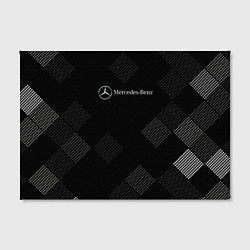 Холст прямоугольный Mercedes-Benz - В клетку, цвет: 3D-принт — фото 2