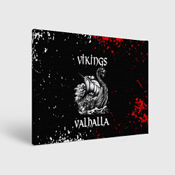 Холст прямоугольный Викинги: Вальхалла Vikings: Valhalla, цвет: 3D-принт