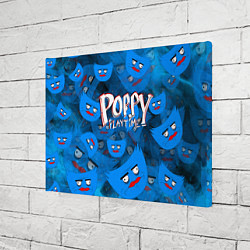 Холст прямоугольный Poppy Playtime Pattern background, цвет: 3D-принт — фото 2