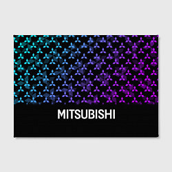 Холст прямоугольный MITSUBISHI NEON PATTERN, цвет: 3D-принт — фото 2