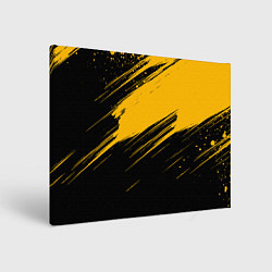 Картина прямоугольная Black and yellow grunge