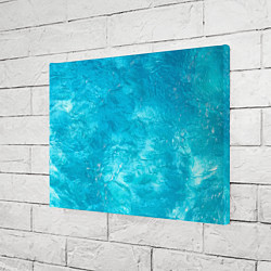 Холст прямоугольный Голубой океан Голубая вода, цвет: 3D-принт — фото 2