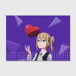 Холст прямоугольный Hayasaka Ai Love Is War, цвет: 3D-принт — фото 2