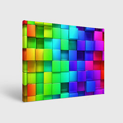 Холст прямоугольный Color geometrics pattern Vanguard, цвет: 3D-принт
