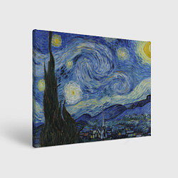 Картина прямоугольная Звездная ночь Ван Гога