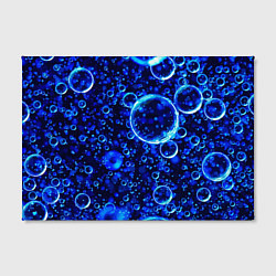 Холст прямоугольный Пузыри воздуха в воде Pattern, цвет: 3D-принт — фото 2