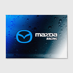 Холст прямоугольный MAZDA Racing Дождь, цвет: 3D-принт — фото 2