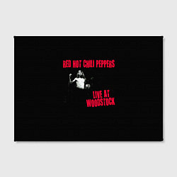 Холст прямоугольный Live at Woodstock - Red Hot Chili Peppers, цвет: 3D-принт — фото 2