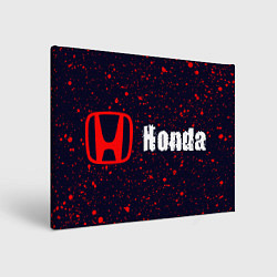Холст прямоугольный ХОНДА Honda - Краска, цвет: 3D-принт