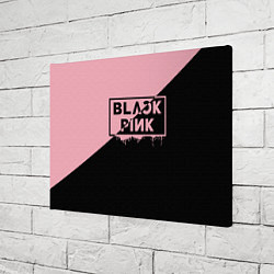 Холст прямоугольный BLACKPINK BIG LOGO, цвет: 3D-принт — фото 2