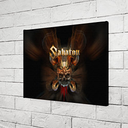 Холст прямоугольный SABATON САБАТОН SKULL, цвет: 3D-принт — фото 2