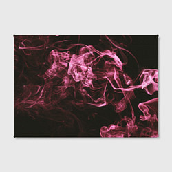 Холст прямоугольный Неоновые пары дыма - Розовый, цвет: 3D-принт — фото 2