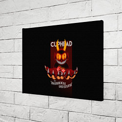 Холст прямоугольный Дьявол Cuphead, цвет: 3D-принт — фото 2