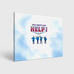Холст прямоугольный The Beatles Help!, цвет: 3D-принт