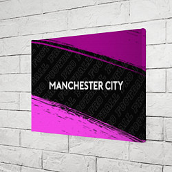 Холст прямоугольный Manchester City pro football, цвет: 3D-принт — фото 2