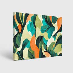 Холст прямоугольный Multicoloured camouflage, цвет: 3D-принт