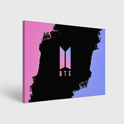 Картина прямоугольная BTS Blue And Pink