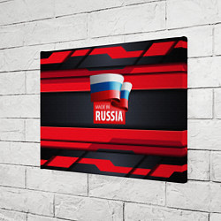 Холст прямоугольный Red & Black - Russia, цвет: 3D-принт — фото 2