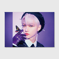 Холст прямоугольный Stray Kids 2nd World Tour Maniac Felix, цвет: 3D-принт — фото 2