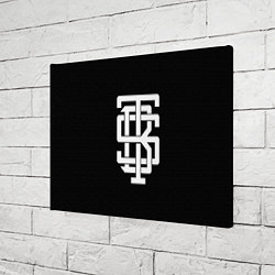 Холст прямоугольный BTS alternative logo, цвет: 3D-принт — фото 2