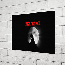 Холст прямоугольный Banzai - самурай, цвет: 3D-принт — фото 2