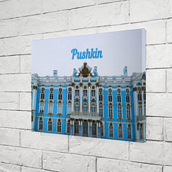 Холст прямоугольный Город Пушкин : Екатерининский дворец, цвет: 3D-принт — фото 2