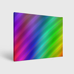 Холст прямоугольный Полосы всех цветов радуги, цвет: 3D-принт