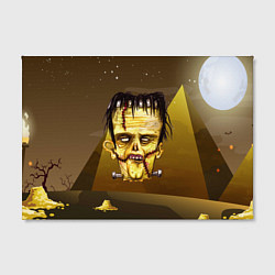 Холст прямоугольный Зомби - хэллоуин, цвет: 3D-принт — фото 2