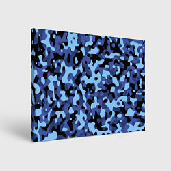 Холст прямоугольный Камуфляж Sky Blue, цвет: 3D-принт