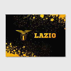 Холст прямоугольный Lazio - gold gradient: надпись и символ, цвет: 3D-принт — фото 2