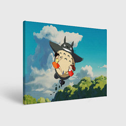 Картина прямоугольная Flight Totoro