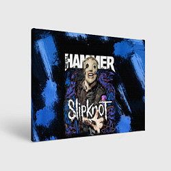 Картина прямоугольная Slipknot hammer blue