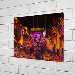 Холст прямоугольный Minecraft art, цвет: 3D-принт — фото 2