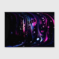 Холст прямоугольный Фиолетовая вода и краски, цвет: 3D-принт — фото 2