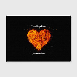 Холст прямоугольный Explosions - Three Days Grace, цвет: 3D-принт — фото 2