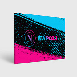 Картина прямоугольная Napoli - neon gradient: надпись и символ