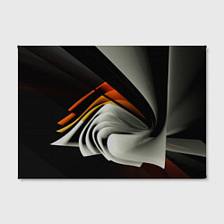 Холст прямоугольный Абстрактные волнистые листы во тьме, цвет: 3D-принт — фото 2