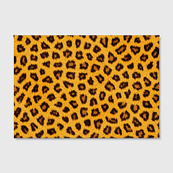 Холст прямоугольный Текстура леопарда, цвет: 3D-принт — фото 2