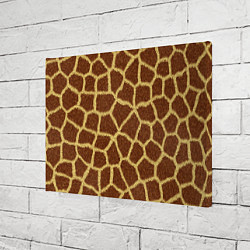 Холст прямоугольный Текстура жирафа, цвет: 3D-принт — фото 2