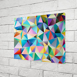 Холст прямоугольный Полигональная текстура, цвет: 3D-принт — фото 2