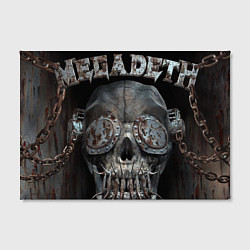 Холст прямоугольный Megadeth - steampunk - skull, цвет: 3D-принт — фото 2