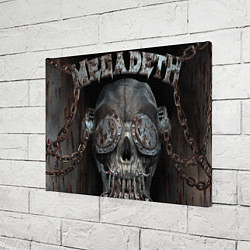 Холст прямоугольный Megadeth - steampunk - skull, цвет: 3D-принт — фото 2