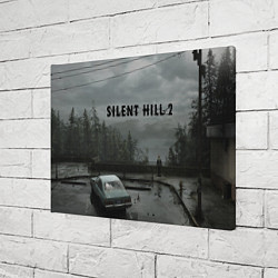 Холст прямоугольный Silent hill 2 remake, цвет: 3D-принт — фото 2
