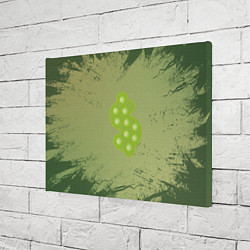 Холст прямоугольный Поп ит доллар хаки, цвет: 3D-принт — фото 2