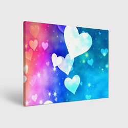 Картина прямоугольная Dreamy Hearts Multicolor