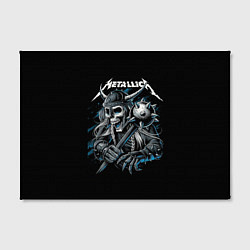Холст прямоугольный Metallica - Викинг, цвет: 3D-принт — фото 2