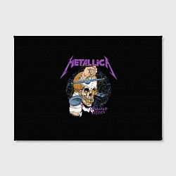 Холст прямоугольный Metallica - damaged justice, цвет: 3D-принт — фото 2